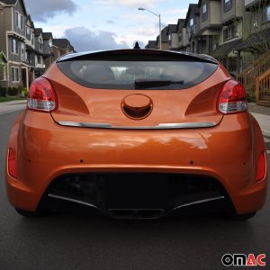 Hyundai Veloster Tailgate Trim - Omac - S.Steel - Gloss Silver - '12-'17